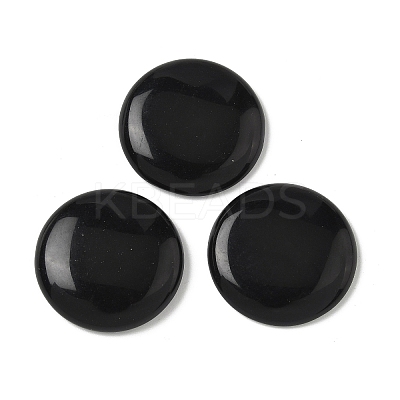 Natural Obsidian Cabochons G-C189-05A-1