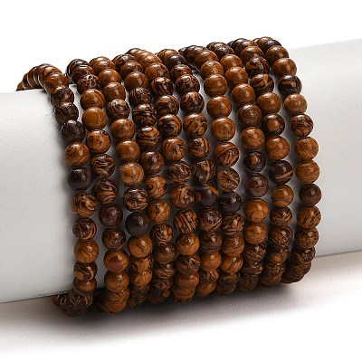 Natural Miriam Stone Beads Strands G-G0003-C05-4mm-1