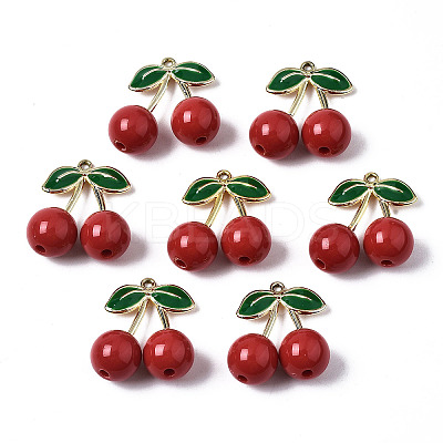 Alloy Enamel Pendants X-ENAM-N056-186-1