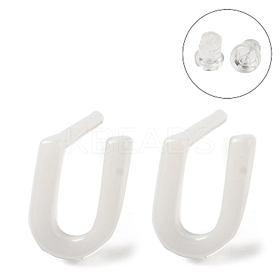 Hypoallergenic Bioceramics Zirconia Ceramic Stud Earrings EJEW-F340-04U-1