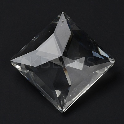 Transparent Glass Pendants GLAA-R223-05B-1
