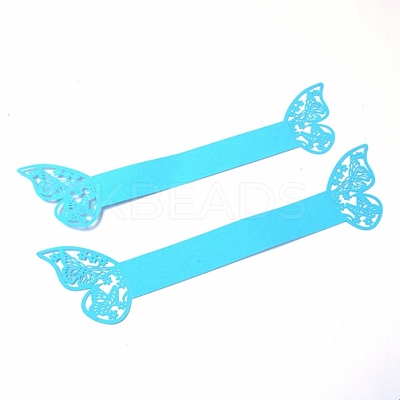 Iridescent Paper Napkin Rings AJEW-WH0002-21J-1