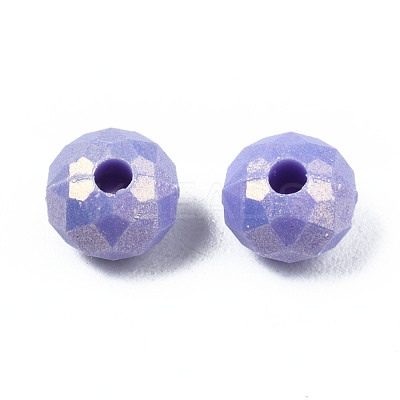 Spray Painted Acrylic Beads MACR-S280-03-1