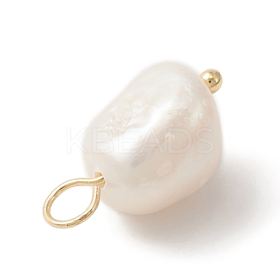 Natural Freshwater Pearl Pendants X-PALLOY-JF02153-01-1