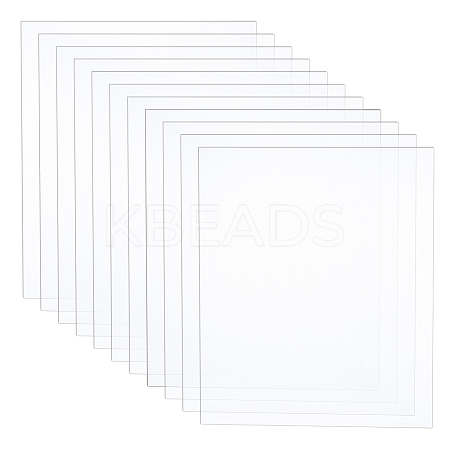 Transparent Plastic Board with Protective Paper for Photo Frame Replacement DIY-OC0003-74C-1