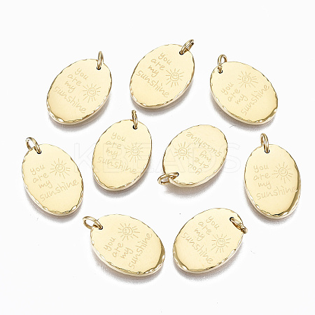304 Stainless Steel Pendants LS-STAS-S116-022G-1