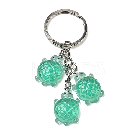 Tortoise Theme Gradient Color & Luminous Resin  Pendant Decoration KEYC-YW00154-02-1