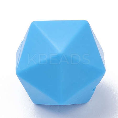 Food Grade Eco-Friendly Silicone Focal Beads LS-SIL-T048-17mm-07-1