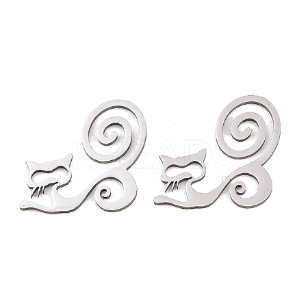 201 Stainless Steel Pendants STAS-B135-10P-1