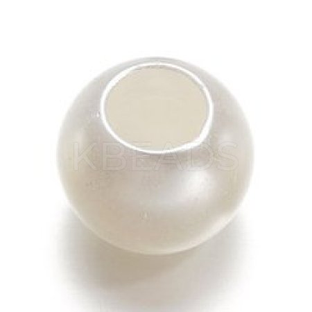 30Pcs ABS Plastic European Beads FIND-PW0024-37B-1