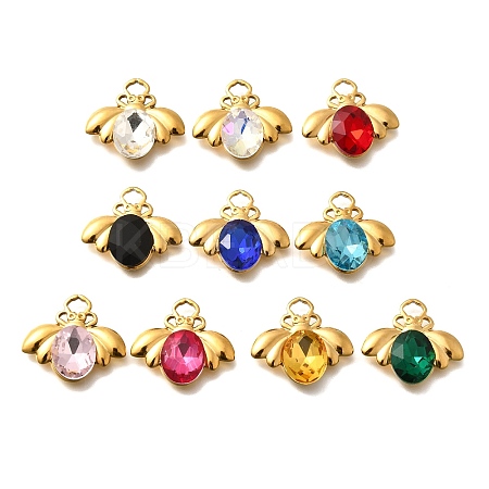 304 Stainless Steel Pendants STAS-Q346-11G-1