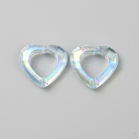 Plating Acrylic Beads MACR-WH0010-20A-01-1