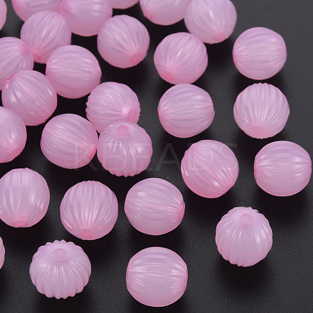 Imitation Jelly Acrylic Beads MACR-S373-11-E10-1