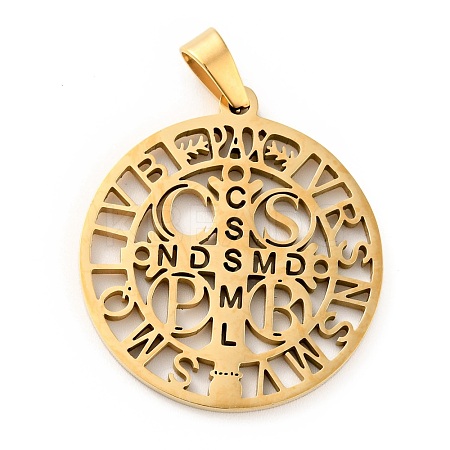 201 Stainless Steel Pendant STAS-E015-14G-1