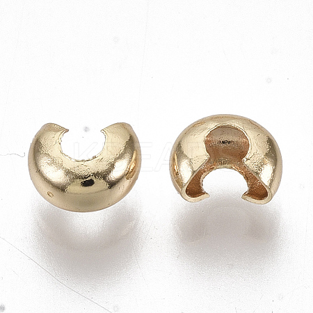 Brass Crimp Beads Covers LS-X-KK-S354-214A-NF-1