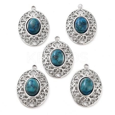 304 Stainless Steel Pendants STAS-L012-359A-P-1