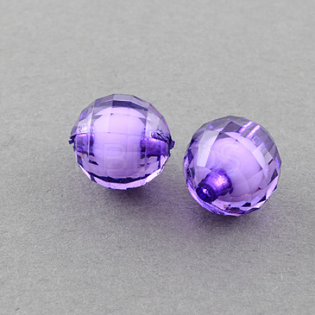 Transparent Acrylic Beads LS-TACR-S086-10mm-10-1