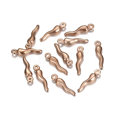 Ion Plating(IP) 304 Stainless Steel Pendants LS-STAS-I157-02RG-1
