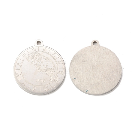 Non-Tarnish 304 Stainless Steel Pendants STAS-A074-03E-P-1