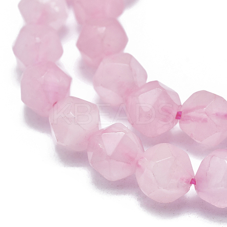 Natural Rose Quartz Beads Strands G-K303-B16-8MM-1