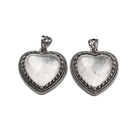 Natural Quartz Crystal Pendants G-A095-01AS-09-1