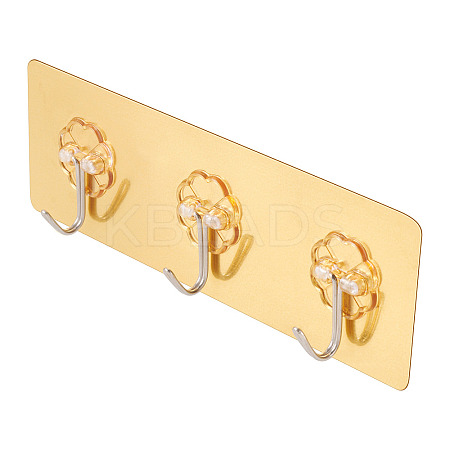 Self-adhesive Acrylic Wall Hook Hangers AJEW-TADJ0001-09A-03-1