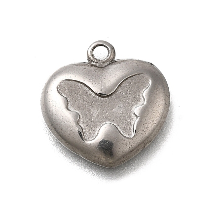 304 Stainless Steel Pendants STAS-C119-07P-1