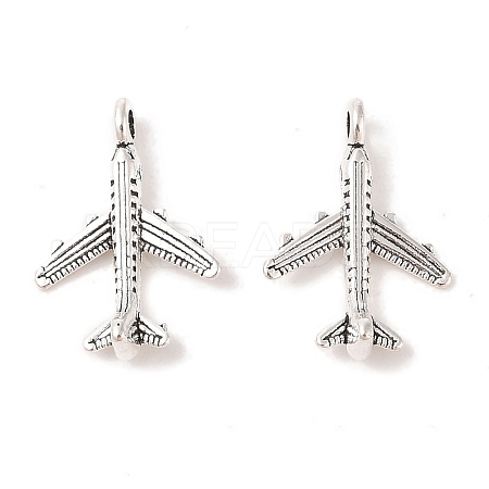 Tibetan Style Alloy Airliner Pendants LS-X-TIBEB-A101638-AS-FF-1