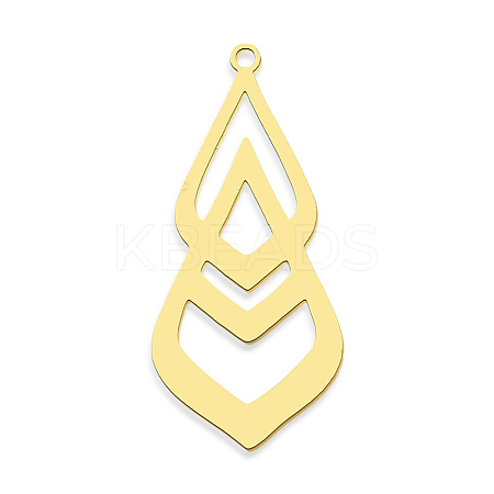 201 Stainless Steel Pendants STAS-S105-LA747-2-1