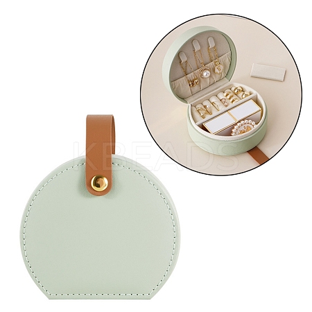 PU Leather Mini Jewelry Storage Box LS-AJEW-Z011-01A-1