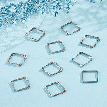 10Pcs 304 Stainless Steel Open Jump Rings STAS-LP0004-99-1