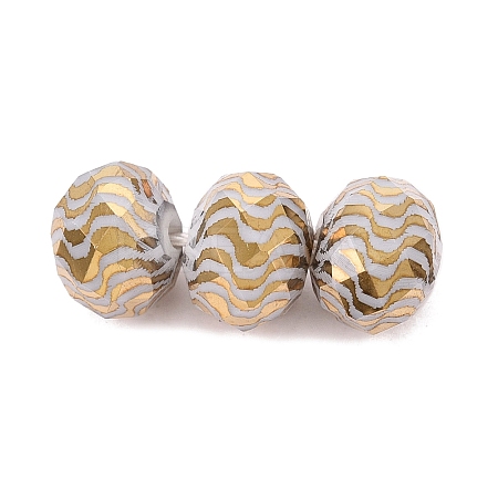 Electroplate Glass Beads EGLA-N026-01A-A02-1