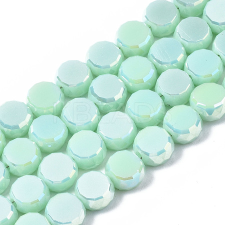 Electroplate Glass Beads Strands EGLA-Q125-002-A03-1