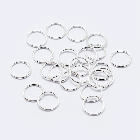 925 Sterling Silver Soldered Closed Jump Rings STER-F036-03S-0.9x5-1