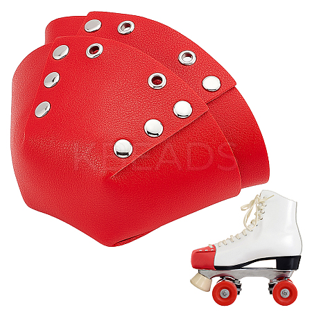 PVC Leather Roller Skate Toe Guard FIND-WH0013-64B-1