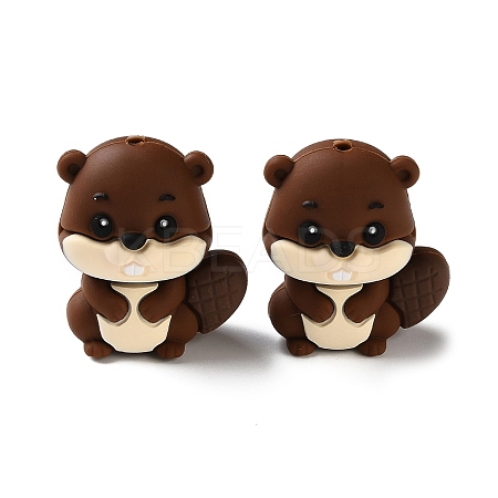 3D Animal Theme Silicone Beads SL-CBAD861-01-1