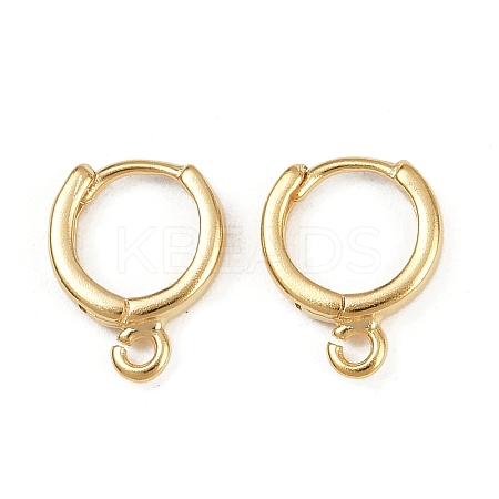 Brass Hoop Earring Findings KK-P310-26A-G-1