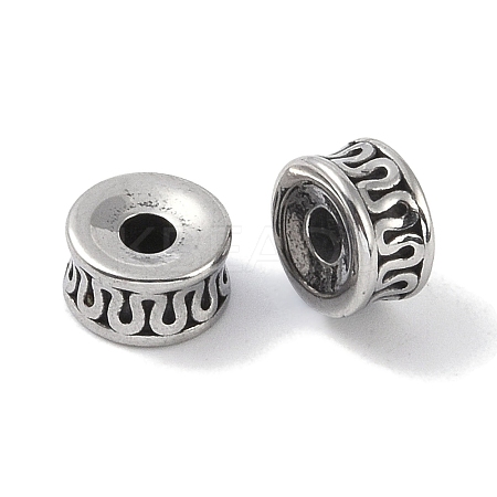 316 Surgical Stainless Steel Spacer Beads LS-STAS-P362-18AS-1