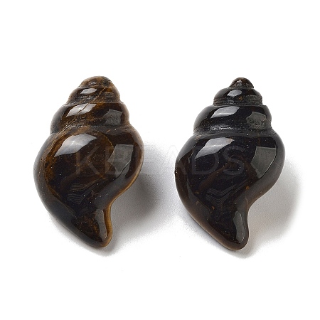 Natural Tiger Eye Carved Figurines DJEW-L023-H12-1