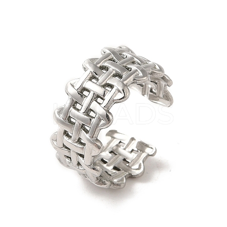 201 Stainless Steel Finger Rings RJEW-H223-01P-06-1