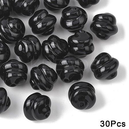 30Pcs Opaque Acrylic Beads OACR-YW0003-87L-1