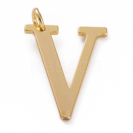 Golden Brass Pendants KK-P194-01G-V-1