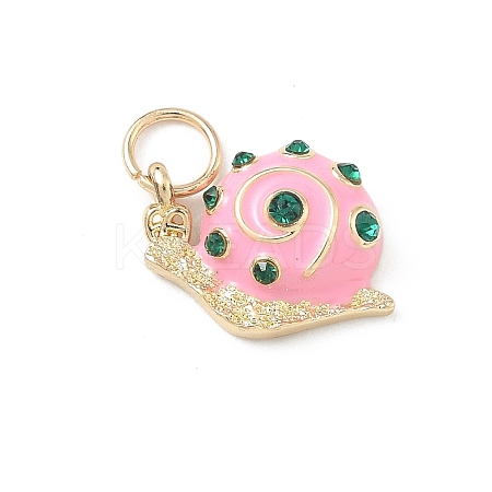 304 Stainless Steel Enamel Charms STAS-A131-03B-G-1