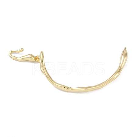 Brass Toggle Clasps KK-U020-08G-1