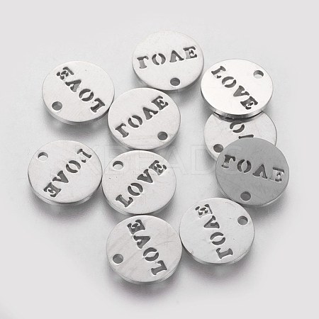 Non-Tarnish 304 Stainless Steel Charms STAS-Q201-T052-1