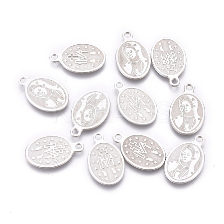 Non-Tarnish 304 Stainless Steel Charms STAS-L247-013P-1