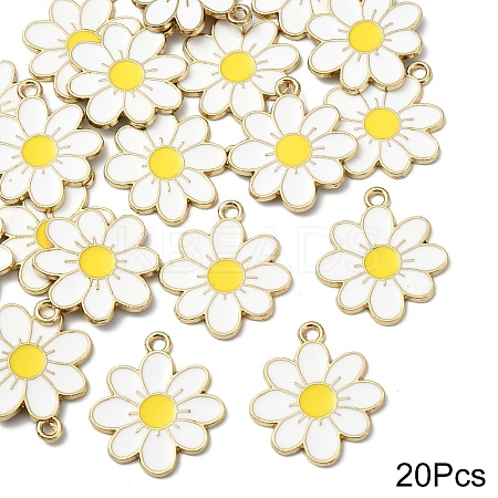 20Pcs Eco-Friendly Alloy Enamel Pendants ENAM-YW0005-85B-1