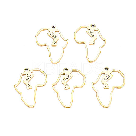 Ion Plating(IP) 201 Stainless Steel Pendants LS-STAS-T063-164G-1