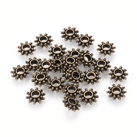 Tibetan Style Spacer Beads MLFH10384Y-NF-1