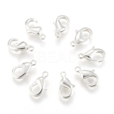 Brass Lobster Claw Clasps KK-902-S-NF-1